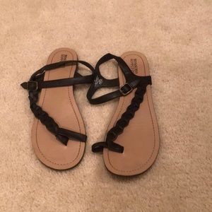 Braided sandals!